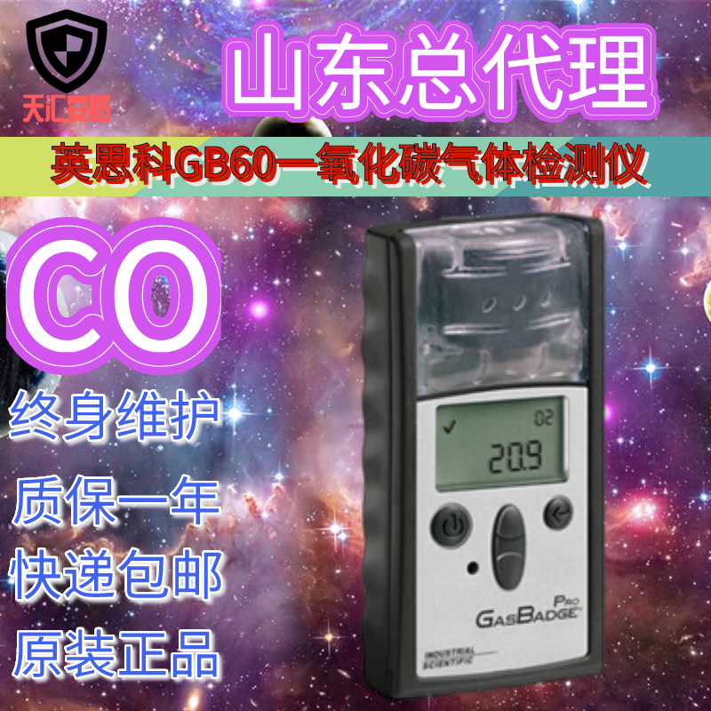 美国英思科GB60单一氧气气体检测仪